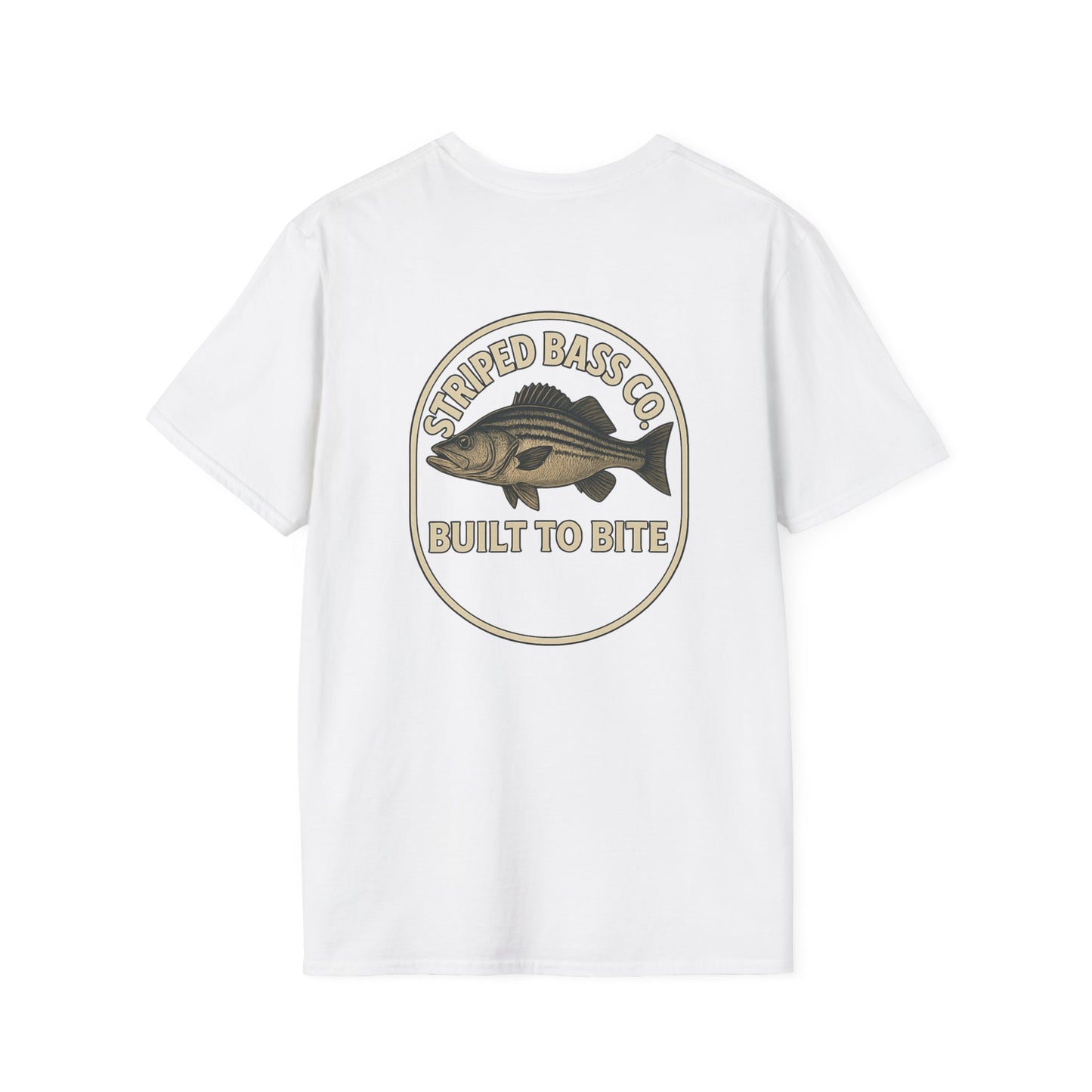 Striped Bass Co. "Built to Bite" Vintage Fishing Tee
