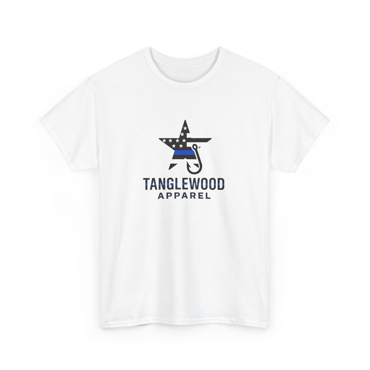 Thin Blue Line Fishing Lure T-Shirt – American Flag Crankbait Tee for Anglers