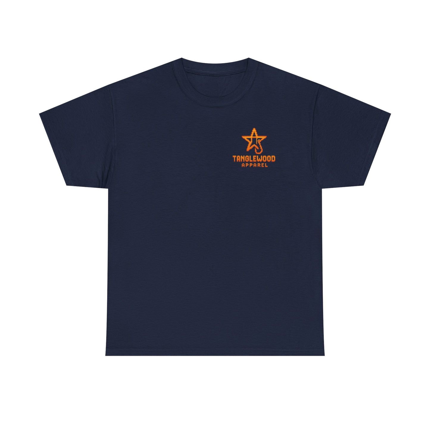 Retro Pixel Bass Fishing T-Shirt – “Press Start” Video Game Style Tee