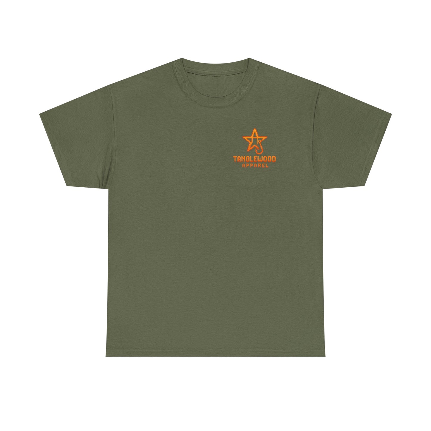 Retro Pixel Bass Fishing T-Shirt – “Press Start” Video Game Style Tee