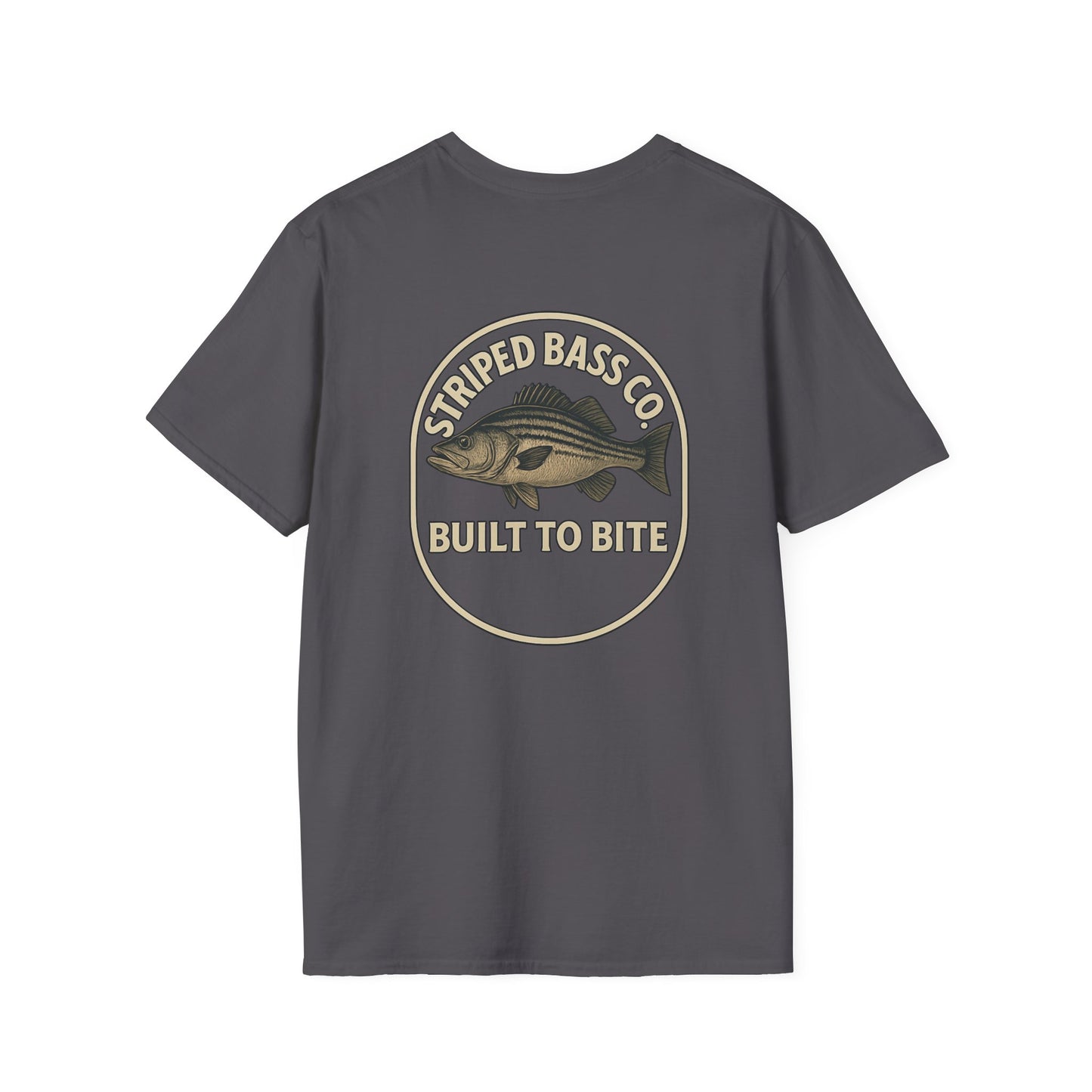 Striped Bass Co. "Built to Bite" Vintage Fishing Tee