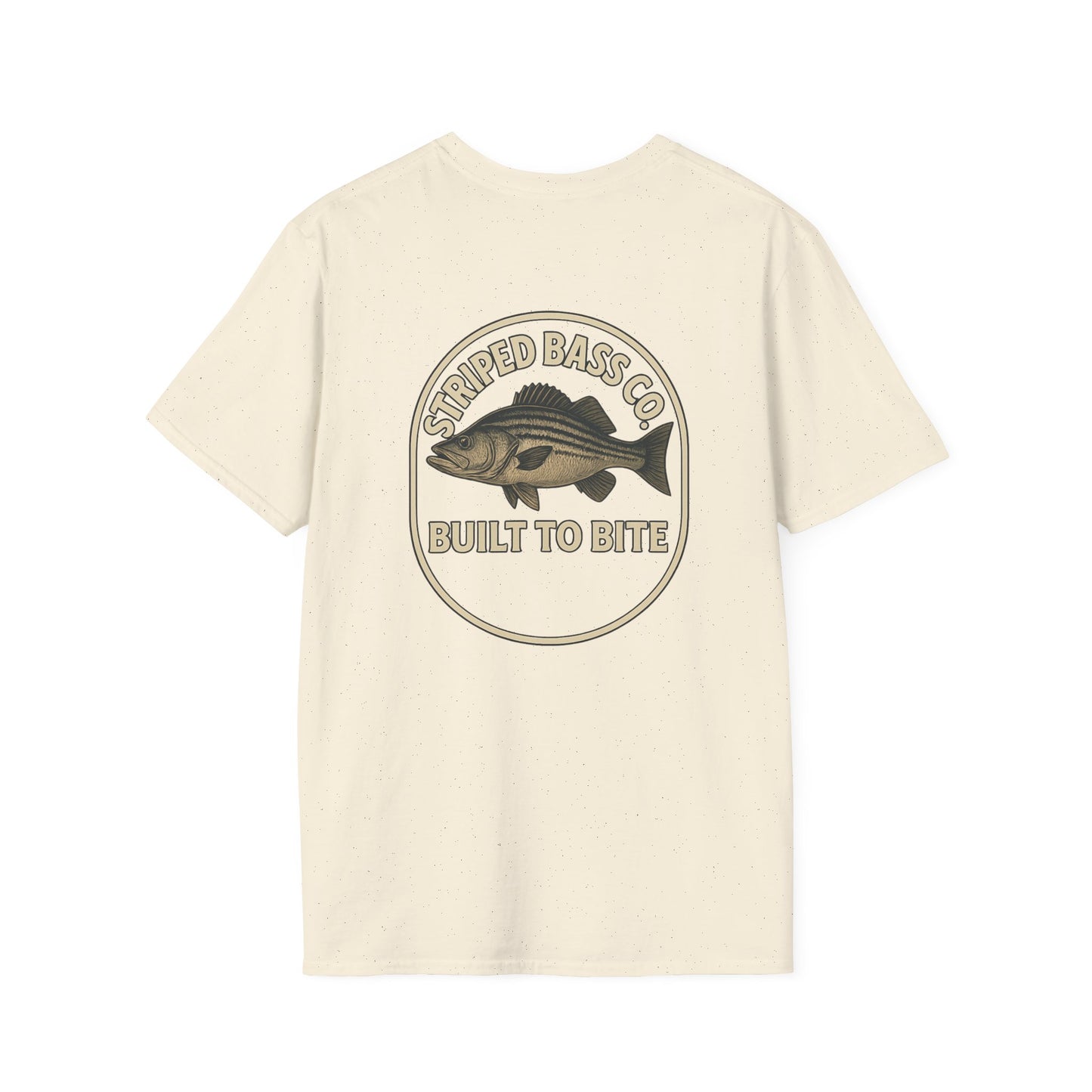 Striped Bass Co. "Built to Bite" Vintage Fishing Tee