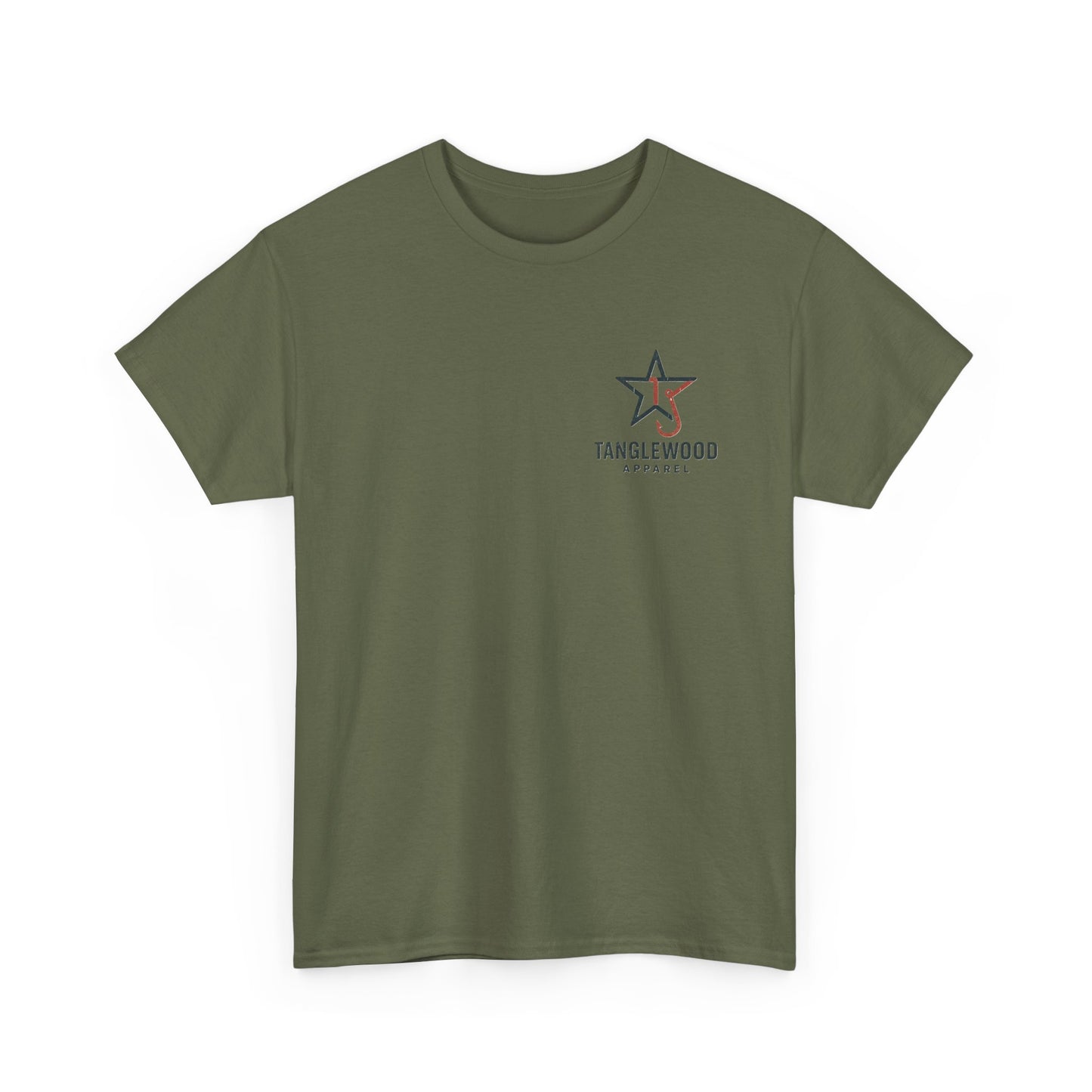 Hooked on Stripers and Freedom – Patriotic Fishing T-Shirt